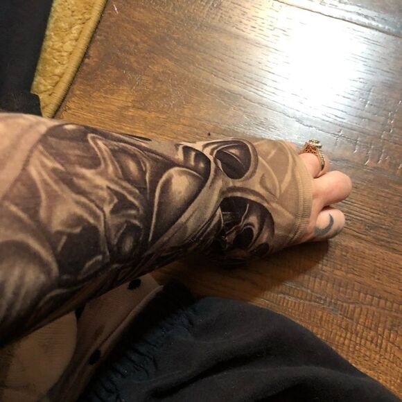 💥💥Bundle Cat over the knee socks ,  tattoo sleeve,hand warmers - Picture 8 of 11